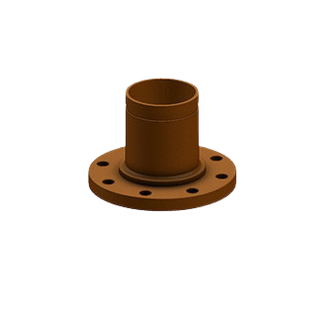 Gruvlok 390035350 4" 7085 Grooved Flange Nipple (Class 300)