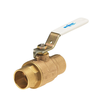 Milwaukee Valve UPBA150-15 1 1/2" Sweat C X C Bronze Domestic Ball Valve (Lead Free)