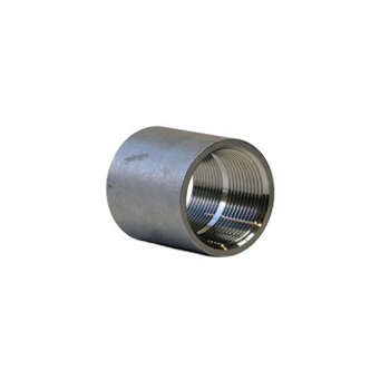 Merit Brass KP411-48 3" Stainless Steel T304 Threaded Industry Standard Full Coupling (150 PSI)