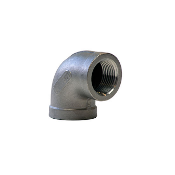 Merit Brass K401-64 4" Stainless Steel T304 Threaded 90° Elbow (150 PSI)