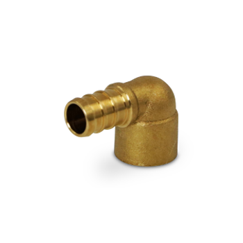 Everflow PXSL1238-NL 3/8" PEX X 1/2" Female Sweat Brass Elbow (Lead Free)