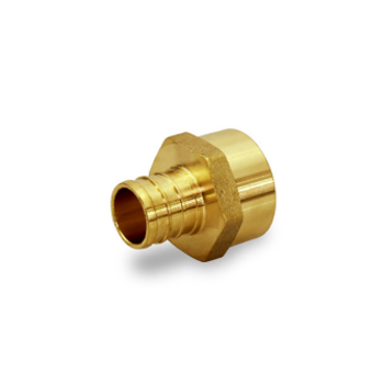 Everflow EPFA3410-NL 3/4" PEX X 1" FIP Brass Adapter (Lead Free)