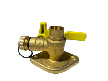 Webstone H-51416 1 1/2" Sweat Isolator With Rotating Flange & Multi-Function Drain