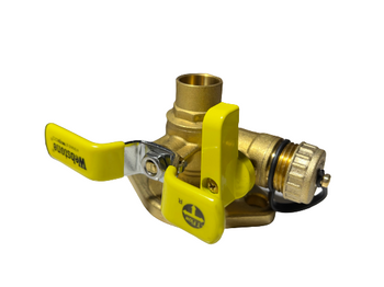 Webstone H-51415HV 1 1/4" Sweat High Velocity Isolator With Rotating Flange & Multi-Function Drain