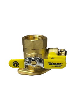 Webstone H-41417WHV 1 1/2" Threaded High Velocity Isolator With Rotating Flange & Multi-Function Drain (Lead-Free)