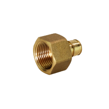 Everflow WPFA1010-NL 1" F1960 X 1" FIP Brass Adapter (Lead Free)