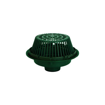 Josam 21504-Z-22 4" No Hub Roof Drain With Cast Iron Dome