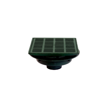 Josam 23504-Z 4" No Hub Roof Drain With 14" Square Promenade Top