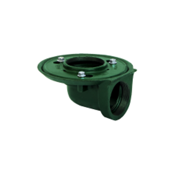 Josam 30004-TSO 4" Cast Iron Floor Drain With Threaded Side Outlet