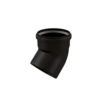 Centrotherm ISEL0645UV 6" X 45 Elbow PPs - UV Black