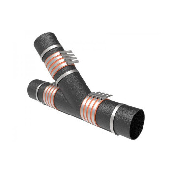 Holdrite 117-6X5W 6" X 5" No Hub Wye Branch and Sanitary Tee Fitting Restraint