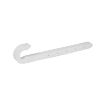 Piers JH003 3" Plastic J-Hook With Nail