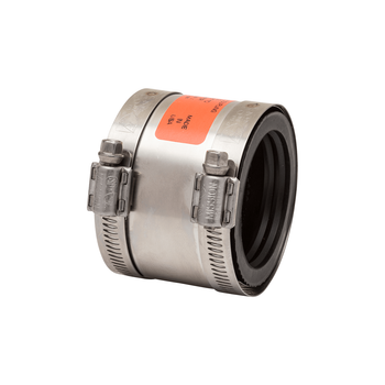 Mission 805010 BAND-SEAL® Specialty 5" Cast Iron Pipe To Plastic, Steel Or Extra Heavy Cast Iron Pipe Coupling