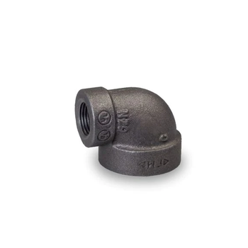 Everflow BSE21G 2" X 1" Cast Iron Threaded 90° Reducing Elbow