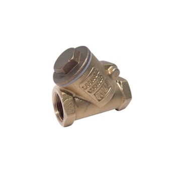 Red-White Valve 236AB 1 1/2" IPS Y Pattern Brass Swing Check Valve