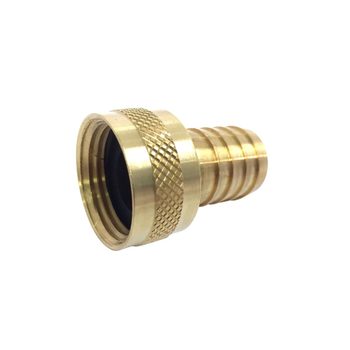 Sioux Chief 937-782030101 3/4" Hose Thread X 1/2" ID Barb Brass Machined Swivel Adapter