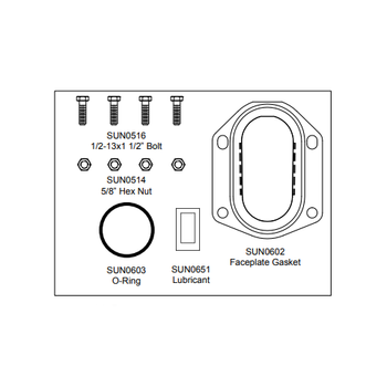 Sioux Chief 837-RH Rough Hardware Pack For WC Carrier