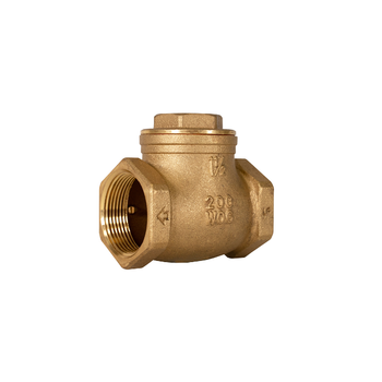 Jomar Valve 105-110G 3" IPS Brass Horizontal Swing Check Valve (Lead Free)