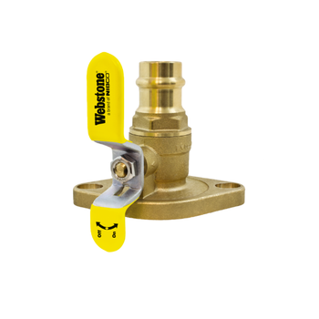 Webstone H-81403 3/4" Press Isolator Ball Valve With Rotating Flange