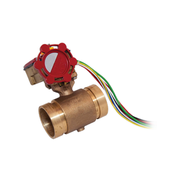 Prime-Flow 1 1/2" Bronze Grooved Butterfly Valve