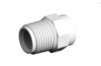 Charlotte Pipe 05000 1/2" FlowGuard Gold CPVC CTS Male Adapter (MPT x ALL-CPVC SOCKET) (CTS 2109)