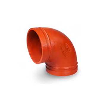 Everflow 1040 1 1/2" Grooved Short Radius 90° Elbow