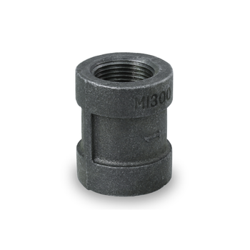 Everflow BXCPL112 1 1/2" XH Black Malleable Coupling Class 300