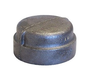 Anvil 318901303 1/2" Black Malleable Iron Cap (Class 300 XH)