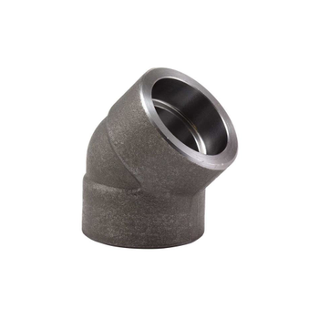 Merit Brass CSW3502-02 1/8" Forged Carbon Steel A105N Socket Weld 45° Elbow Class 3000