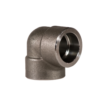 Merit Brass CSW3501-40 2 1/2" Forged Carbon Steel A105N Socket Weld 90° Elbow Class 3000