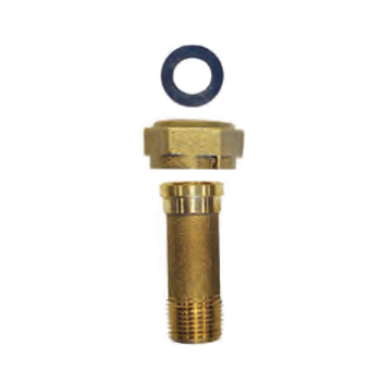 Everflow WMC1011-NL 1" MIP X 1 1/4" FIP Brass Water Meter Coupling