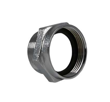 Wilson & Cousins HF57-NST-CP 2 1/2" FNPT x Male NST Chrome Brass Adapter