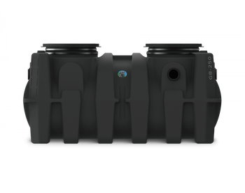 Schier GB-250 4055-301-01 High-Flow 250 GPM, 6" PLAIN/FPT Connections Hydromechanical Grease Interceptor w/ Two Temporary Covers (Liquid Capacity: 277 Gal. Grease Capacity: 500 lbs. (68 gal.)