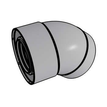 Rinnai 229208 2/4" Condensing 45° Elbow (2‑Pack) PPtl Vent Accessory