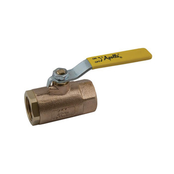 Apollo 7014701 1 1/2" Bronze 2-Piece Ball Valve, Stainless Steel Ball & Stem, Standard Port, 2 x FNPT