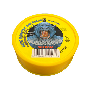 Mill-Rose 70827 Blue Monster Gas Guard PTFE Thread Seal Tape 3/4" x 1000"