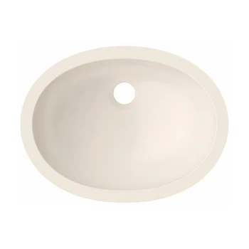 Corian 820P Accessible Collection Small Oval Bathroom Lavatory (Bisque)