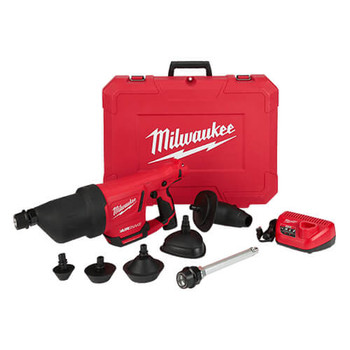 Milwaukee M12 AIRSNAKE Drain Cleaning Air Gun Kit w/Extension (10")