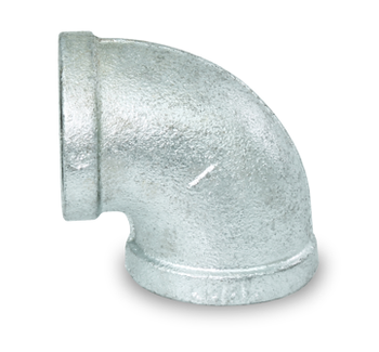 Everflow GMNL0112 1 1/2" Galvanized Malleable 90° Elbow