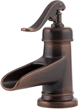 Pfister Ashfield LF042YPOU Single Control 4" Centerset Bathroom Faucet in Rustic Bronze, Water-Efficient Model