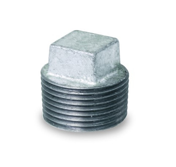 Everflow GMPL0380 3/8" Galvanized Malleable Square Head Plug