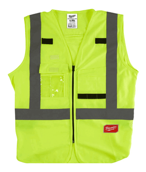 Yellow Class 2 High Visibility Safety Vests - Large/X-Large