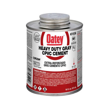 Oatey 16oz. Heavy Duty Gray CPVC Cement