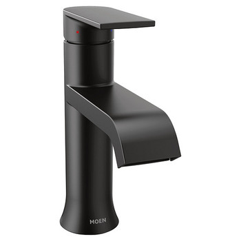 Genta Matte 6702bBL Black One-Handle Bathroom Faucet