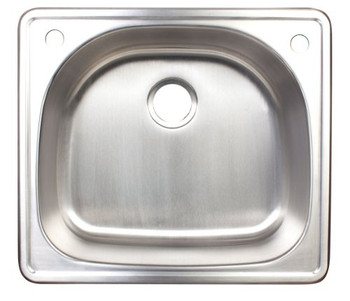 Franke FSG902-18BX 2-Hole Single-Bowl Kitchen Bar Utility Stainless Steel Sink