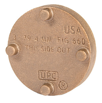 Gruvlok 1330012495 4" Grooved Copper CTS Cap (GM660)