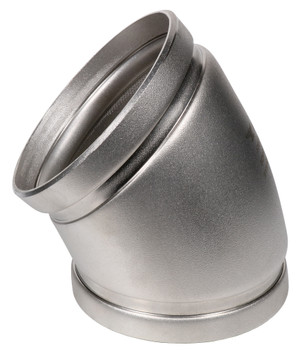 Gruvlok 1330006625 2" Grooved SCH-10 304 Stainless Steel Standard 45° Elbow (7051SS)