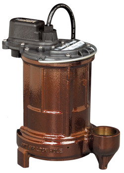 Liberty Pumps 257 (250 Series)  3/4 Hp, 115V Submersible Cast Iron Sump/Effluent Pump with Vertical Magnetic Float Switch