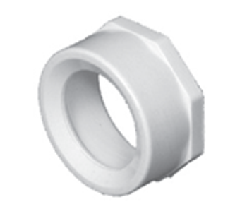 Charlotte Pipe (PVC 00107 1800) 4" X 3" DWV Flush Bushing (Spigot X Hub)