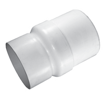 Charlotte Pipe (PVC 00107 3000) 14" X 10" DWV Concentric Reducer Bushing (Spigot X Hub)